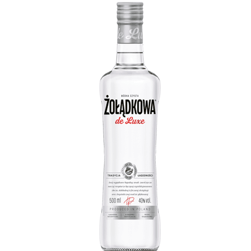 ŻOŁĄDKOWA CZYSTA DE LUXE WÓDKA 0,5L 40%