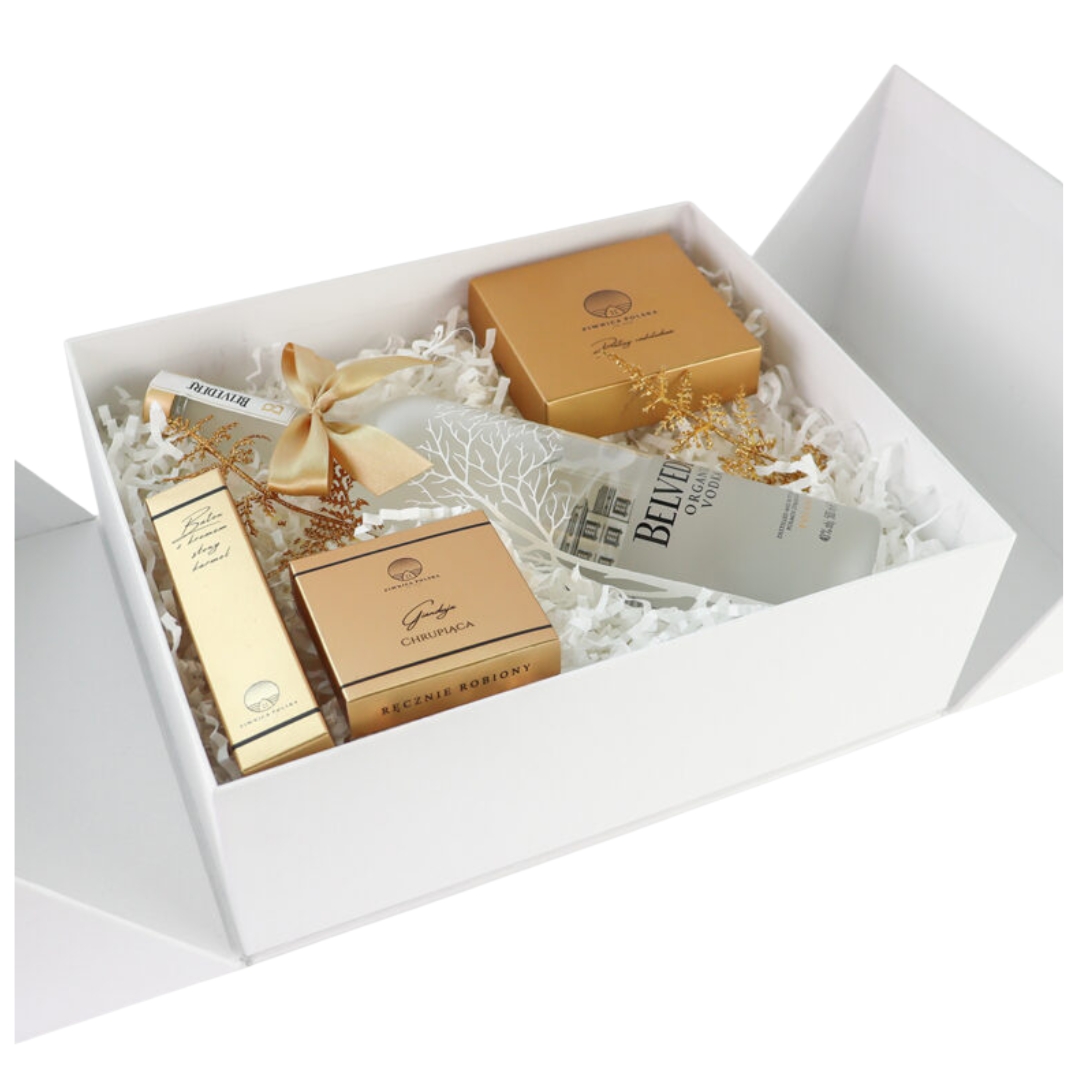 Personalizowany Wedding Box z podziękowaniami dla Najlepszego Świadka z Wódką Belvedere