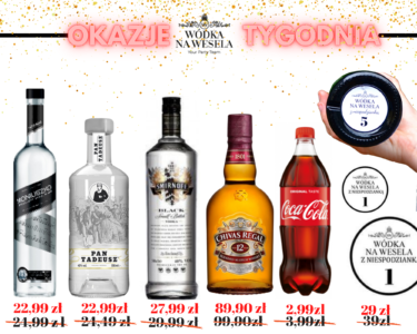 alkohol na wesele tanio