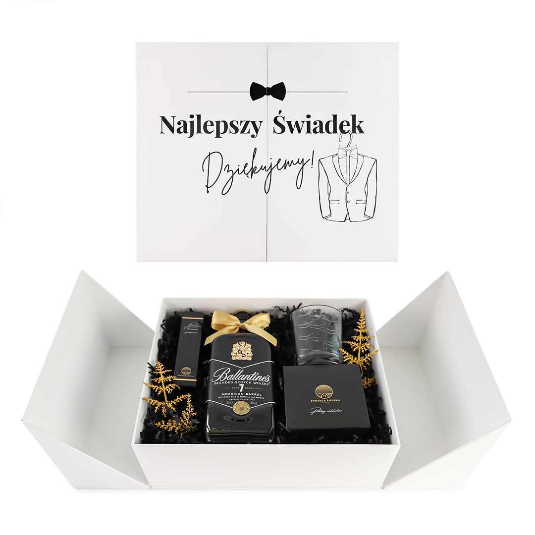 _0072_ballantines wedding box najlepszy świadek 2 Personalizowany Wedding Box z podziękowaniami dla Najlepszego Świadka z Whisky Ballantine’s 7YO