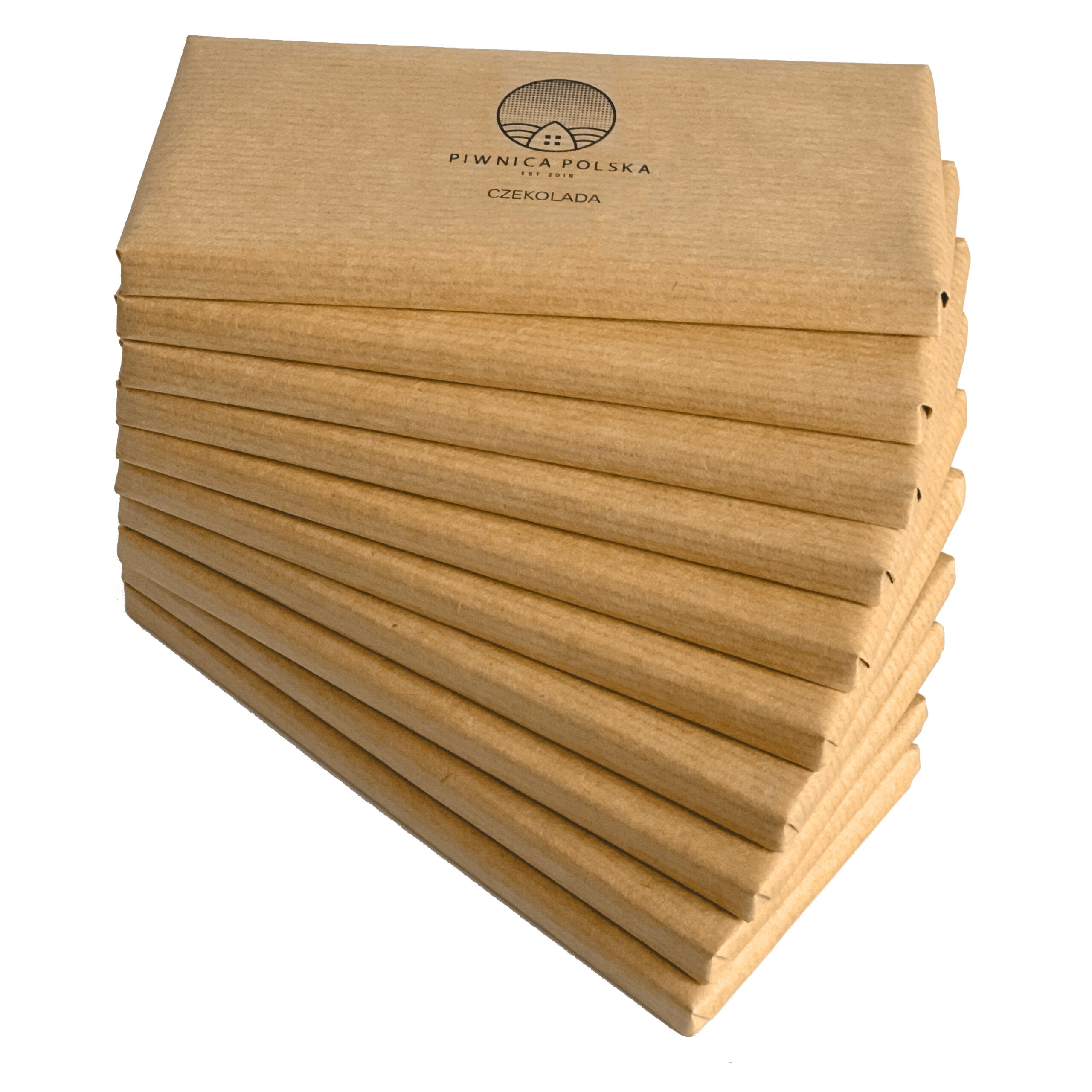 PIWNICA POLSKA CZEKOLADA GORZKA NATURALNA 80 G Pakiet 10szt.