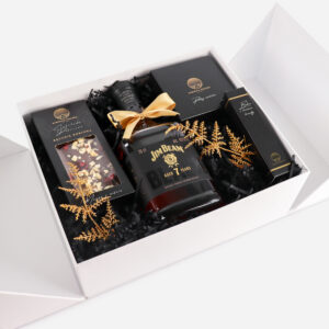 jim beam wedding box 1 Personalizowany Wedding Box z podziękowaniami dla Kochanego Taty z Whisky Jim Beam 7YO