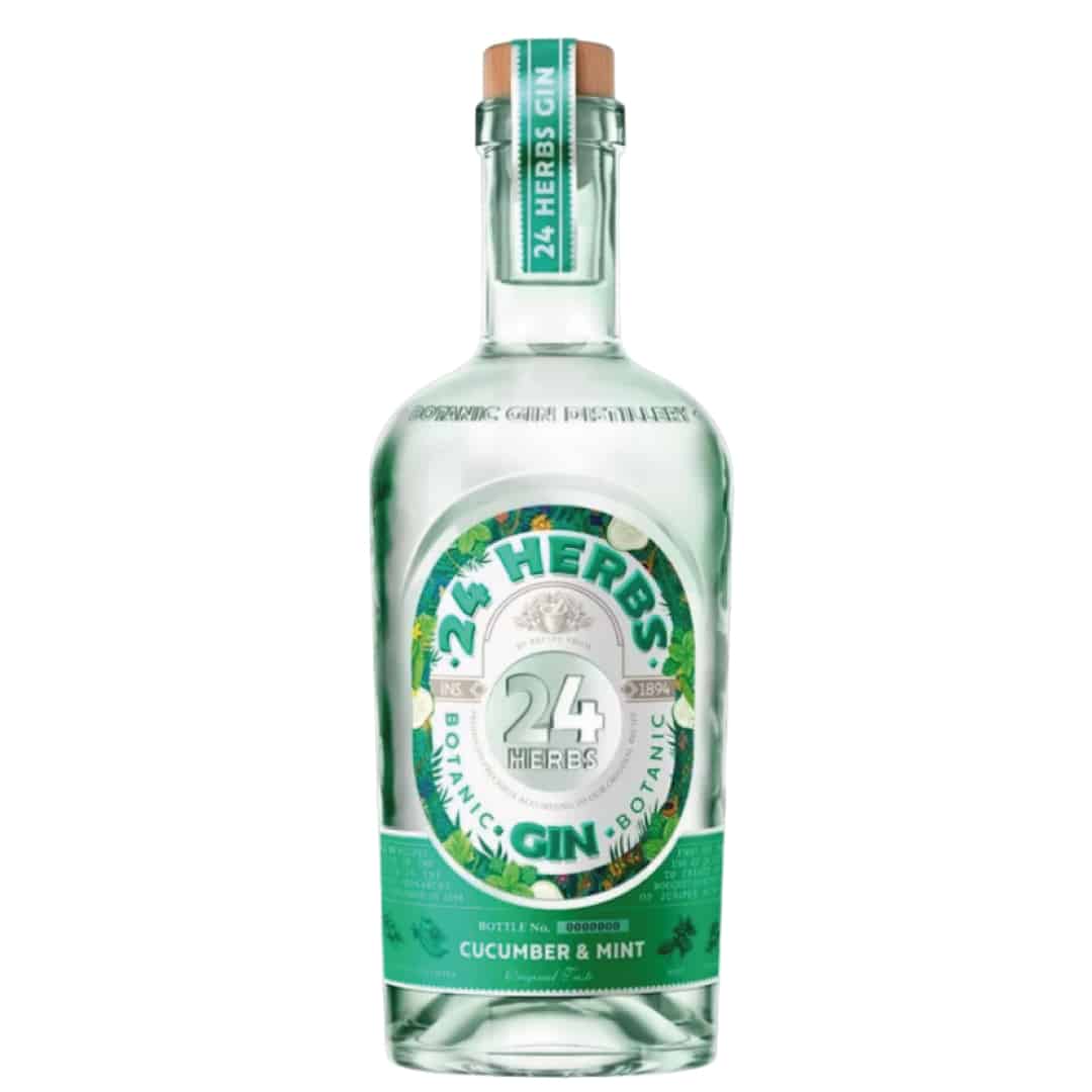 GIN-24-HERBS-CUCUMBER&MINT-0,7L