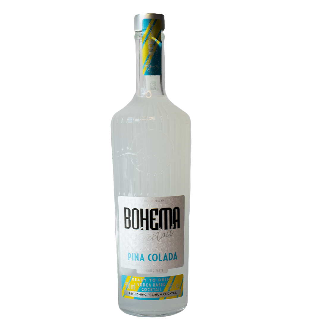 BOHEMA KOKTAJL PINA COLADA 0,5L - Wodka na Wesela BOHEMA KOKTAJL PINA COLADA 0,5L - Wodka na Wesela
