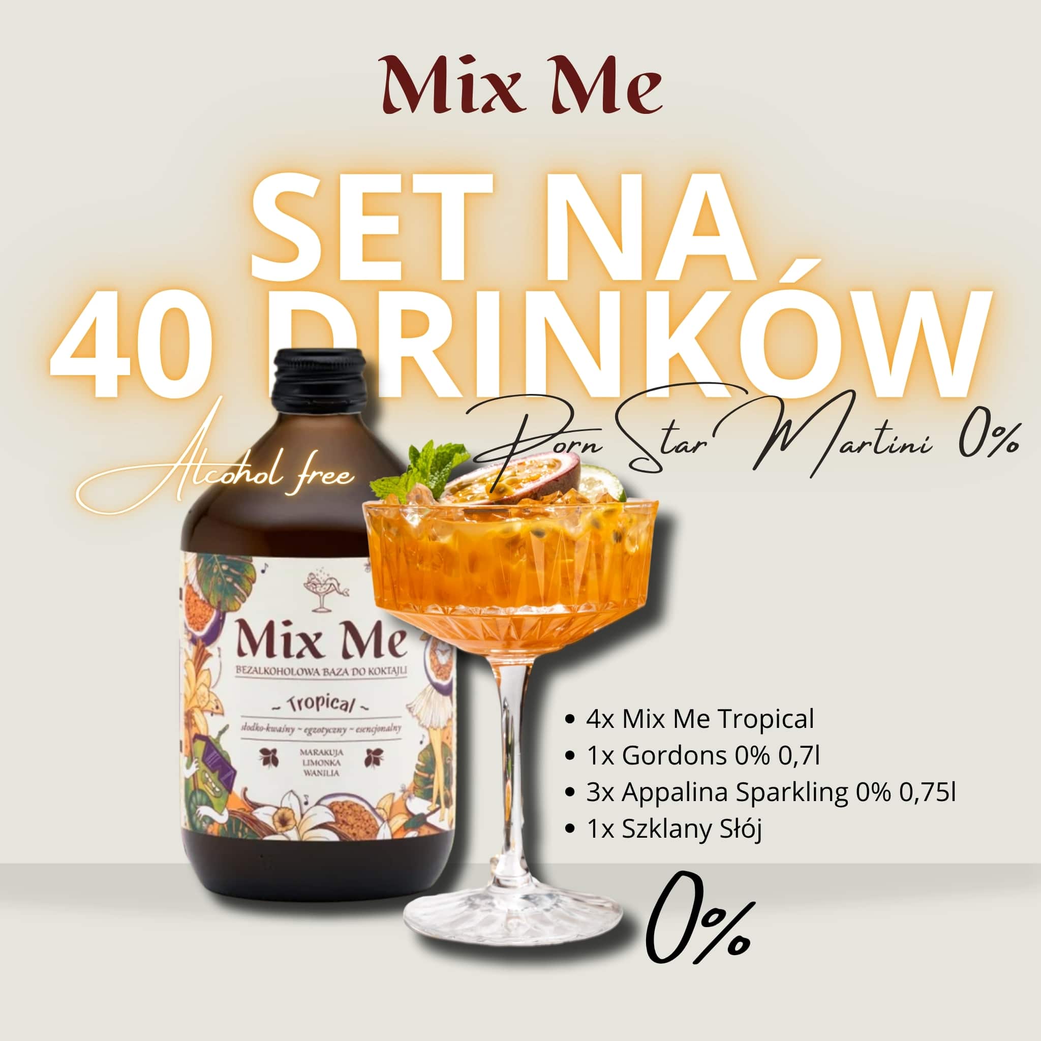 0% Mix me in a Jar -Bezalkoholowy Porn Star Martini