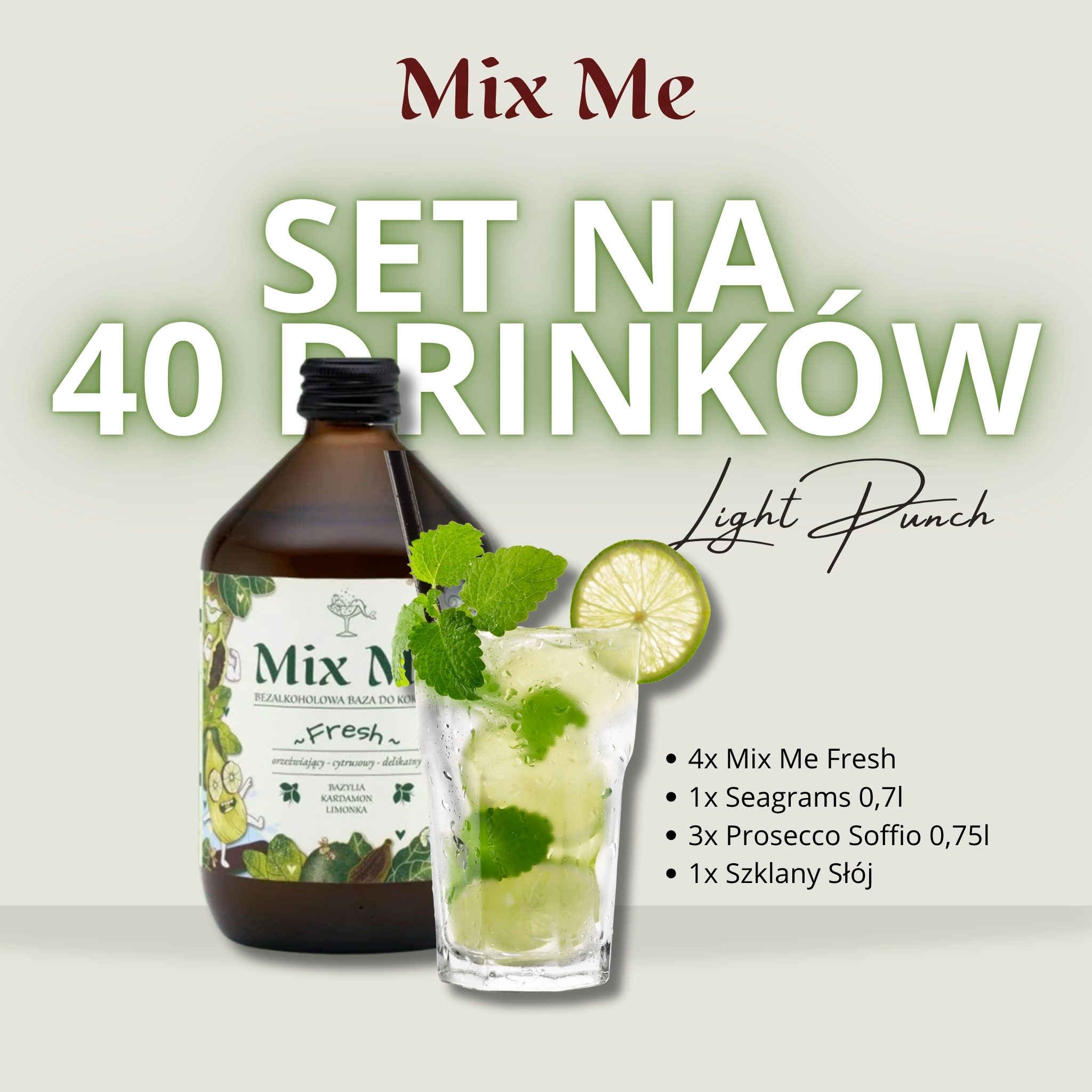 mix me light punch Mix Me in a Jar -Light Punch