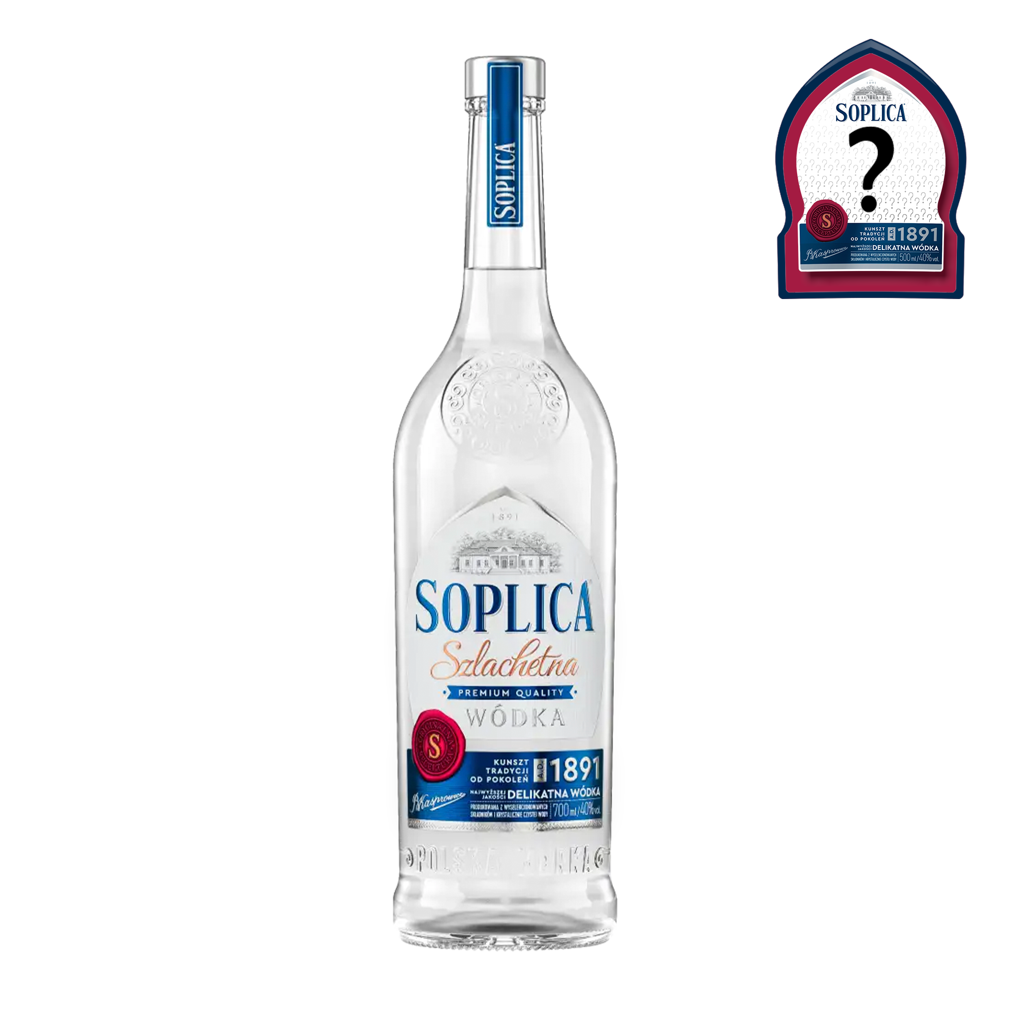 WÓDKA SOPLICA CZYSTA SZLACHETNA 0,5L 40%