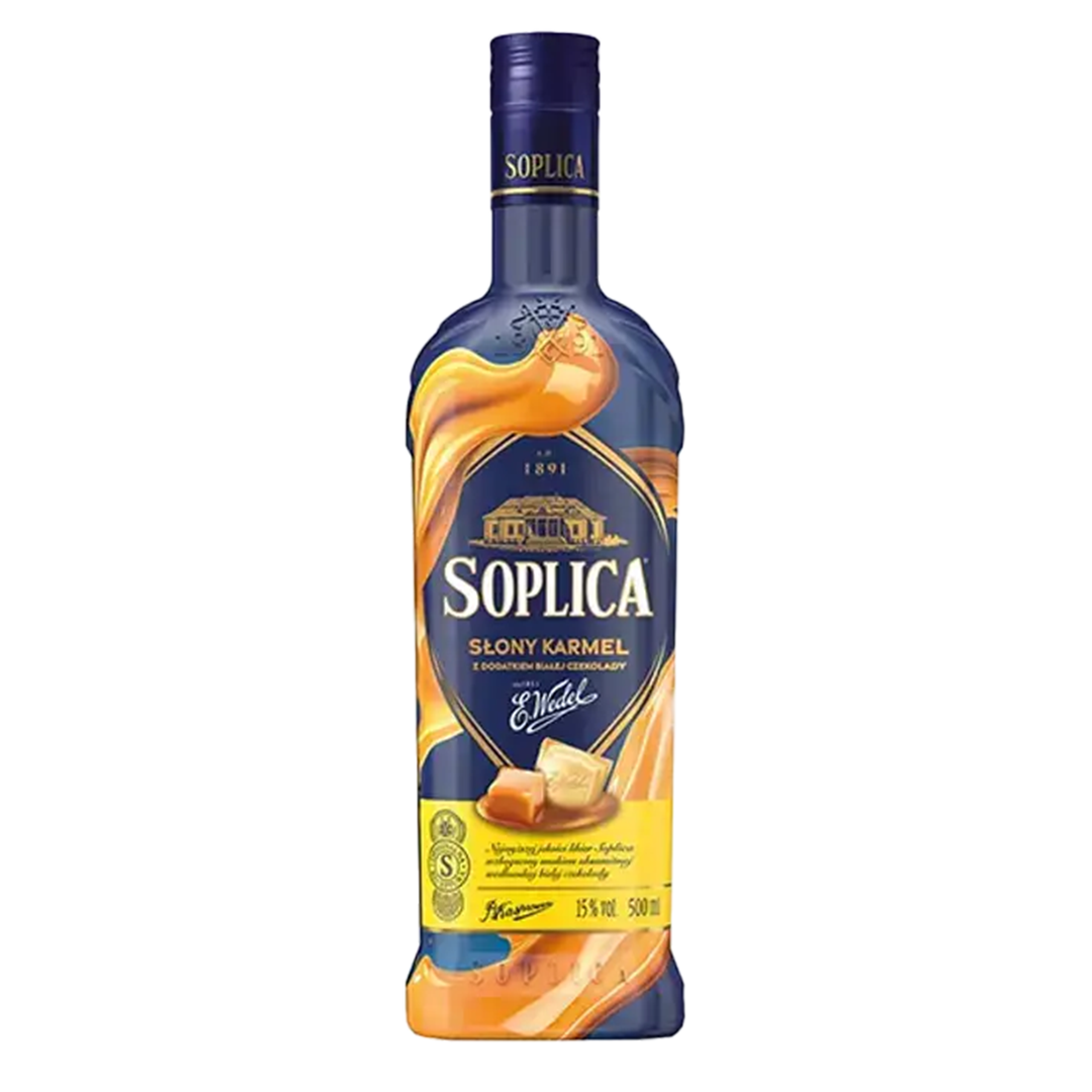 soplica słony karmel SOPLICA WEDEL SŁONY KARMEL CZEKOLADY 0,5L 15%