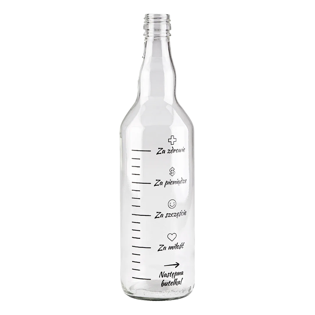 6 BUTELKA 0,5L Z MIARKĄ