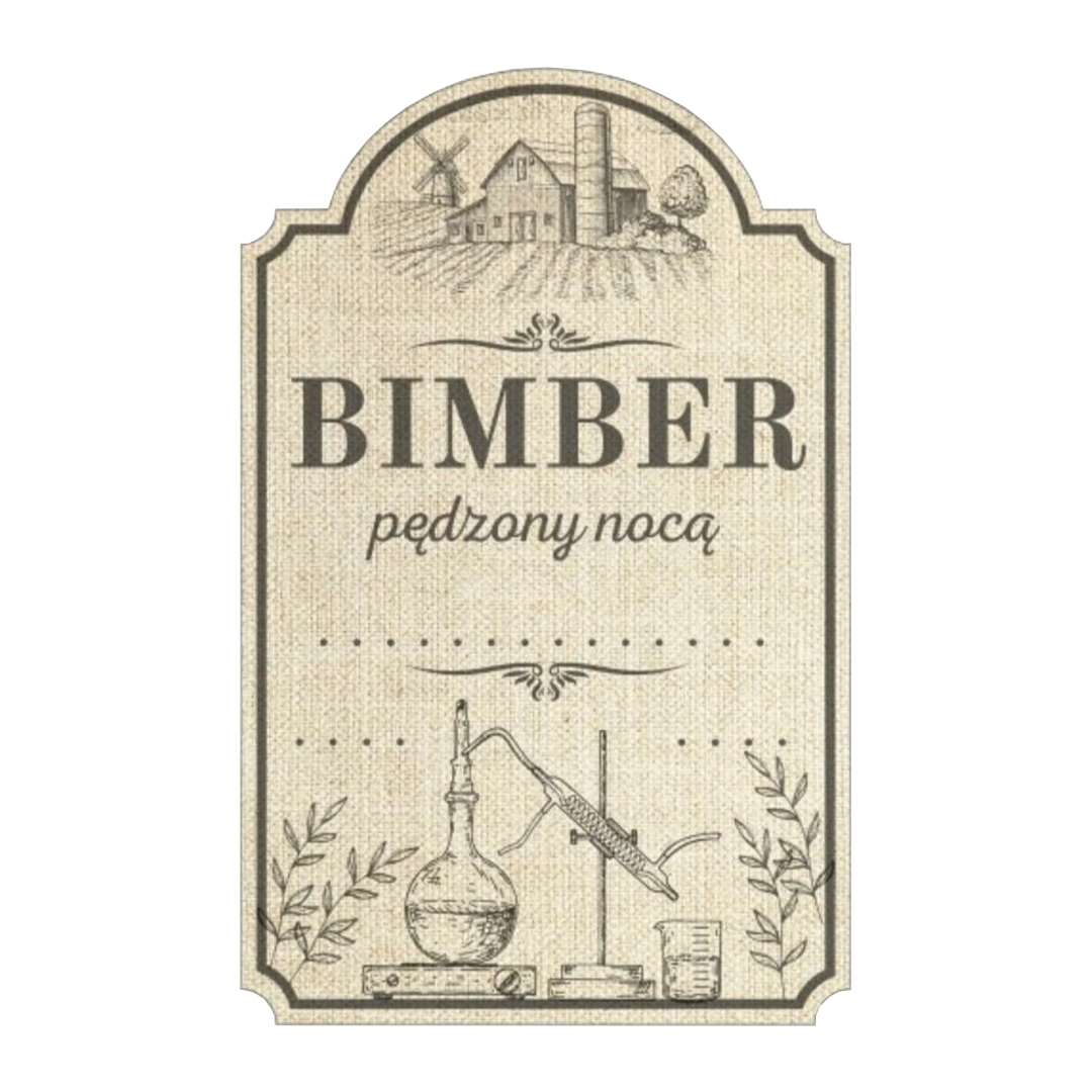 naklejki na bimber NAKLEJKI NA BIMBER DOMOWY 25 SZT.