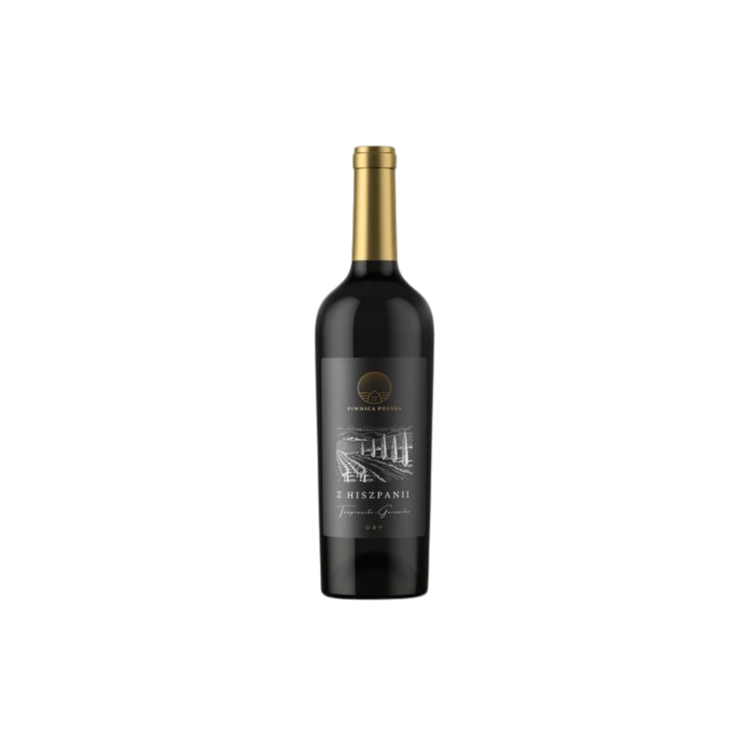 Projekt bez nazwy (21) PIWNICA POLSKA WINO Z HISZPANII TEMPRANILLO-GARNACHA 0,75L
