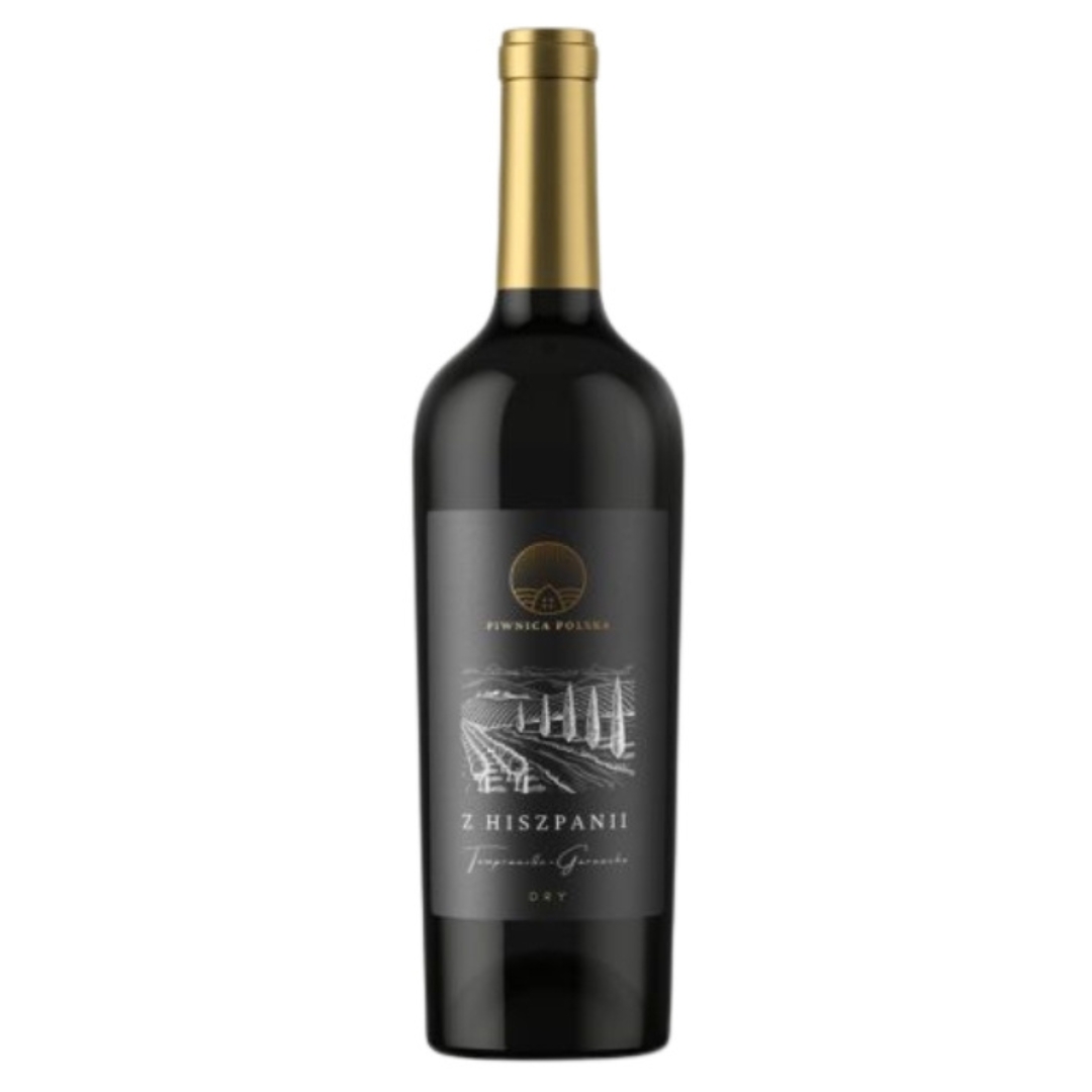 Projekt bez nazwy (39) PIWNICA POLSKA WINO Z HISZPANII TEMPRANILLO-GARNACHA 0,75L