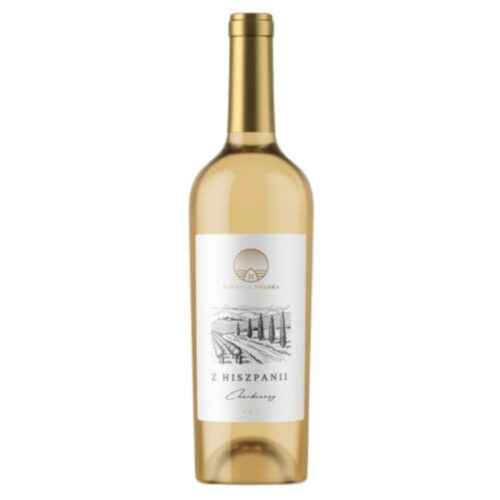 Projekt bez nazwy (40) PIWNICA POLSKA WINO Z HISZPANII CHARDONNAY 0,75L