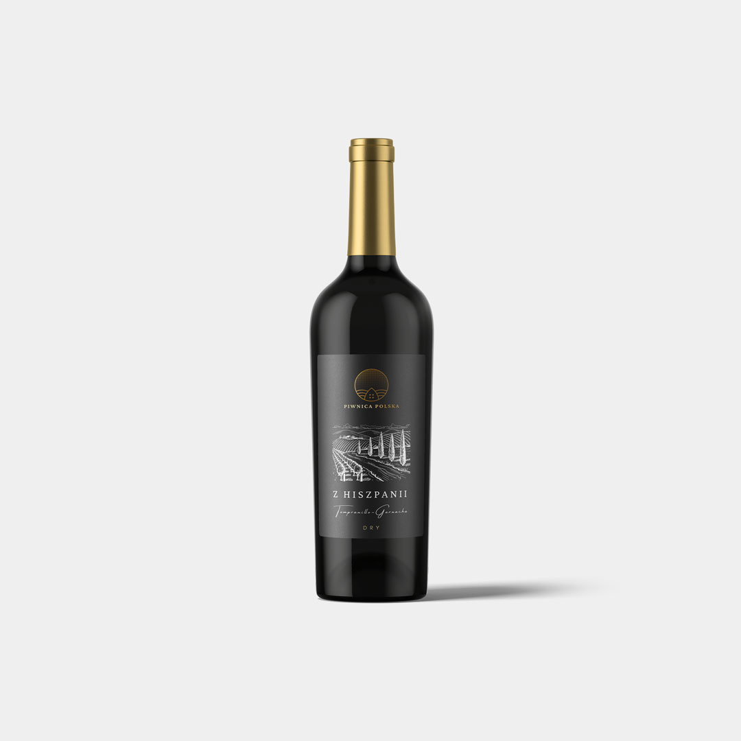 PIWNICA POLSKA WINO Z HISZPANII TEMPRANILLO-GARNACHA 0,75L