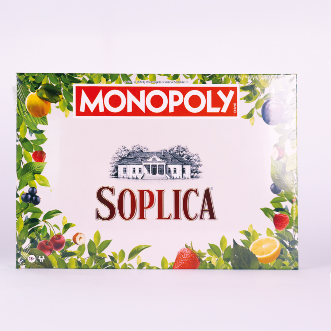 soplica monopoly przód MONOPOLY SOPLICA GRA PLANSZOWA