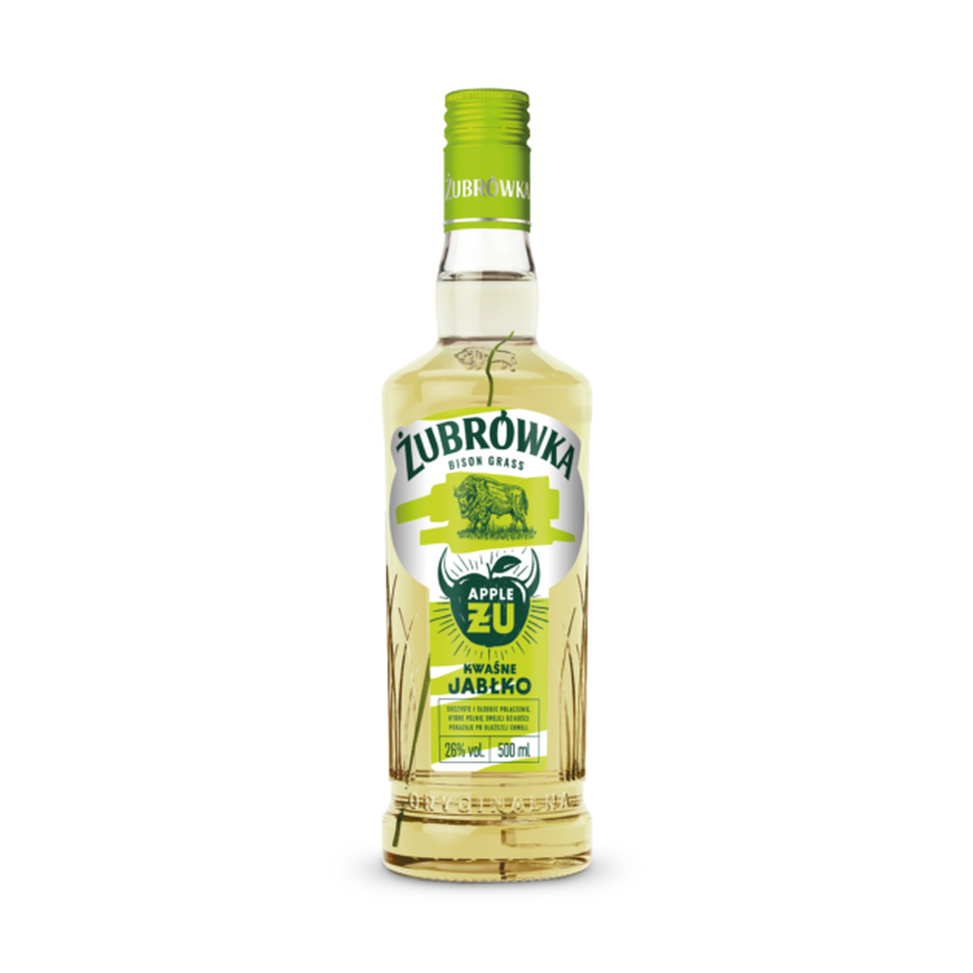 ZUBROWKA_ZBG_KWASNE-JABLKO_500ml-445x630 ŻUBRÓWKA ŻU LIKIER KWAŚNE JABŁKO 0,5L 26%