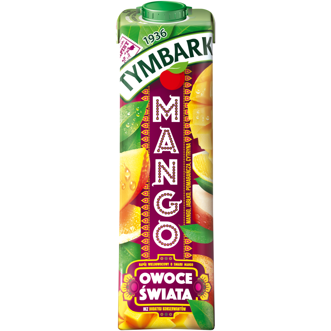 NAPÓJ TYMBARK OWOCE ŚWIATA MANGO-JABŁ-POMAR-CYTR 1L