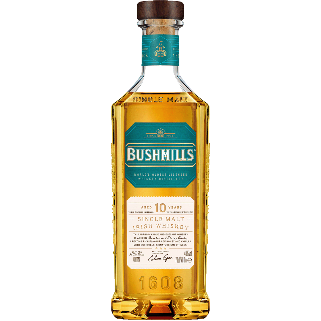 10YO_700ML-r_v2 BUSHMILLS MALT 10YO 40% 0,7L
