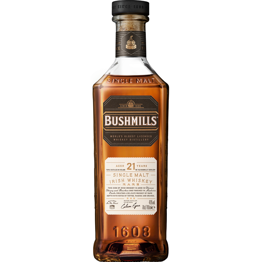 21YO_24_700ML-r BUSHMILLS MALT 21YO 0,7L 40%