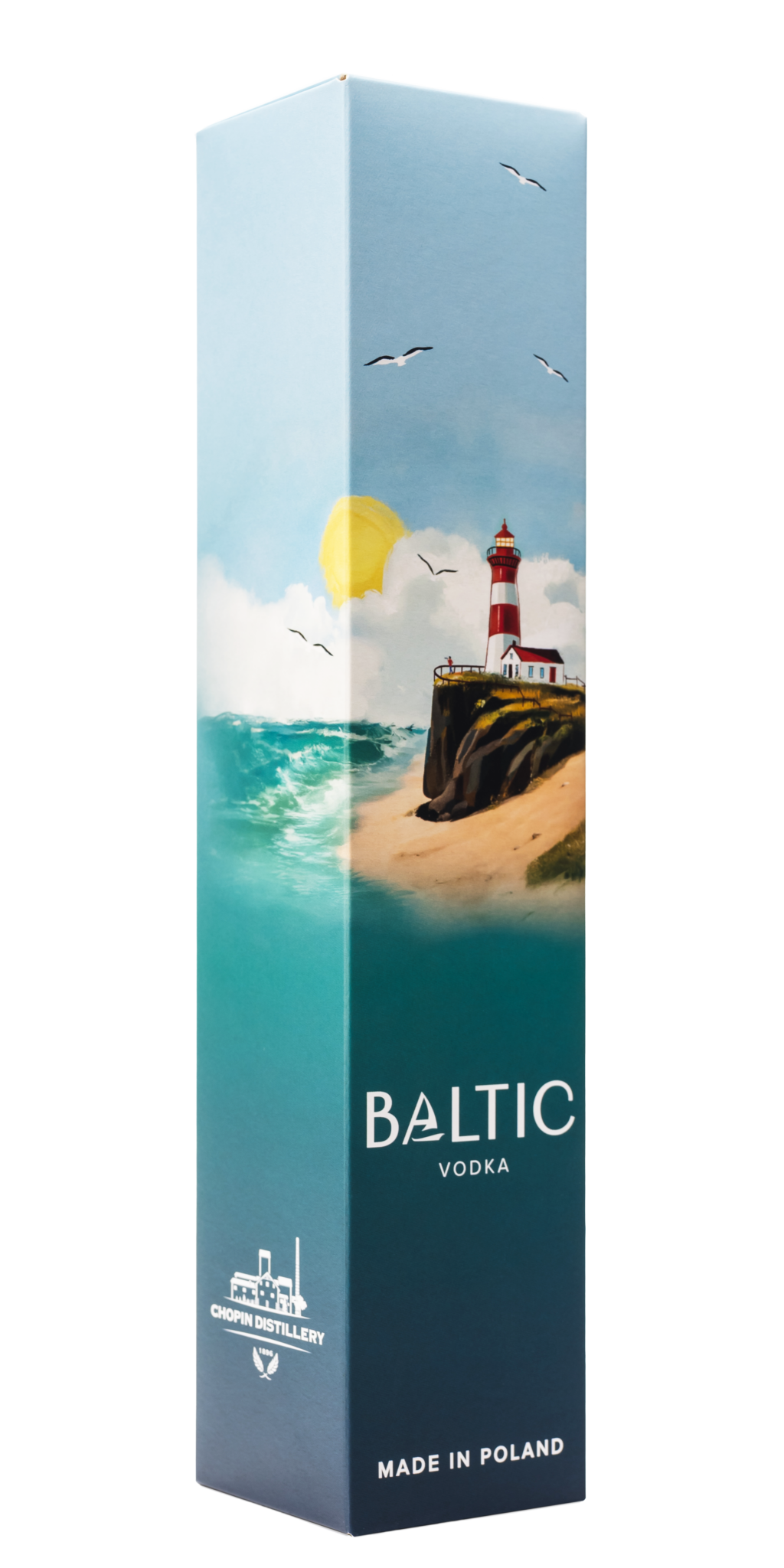Balkic Vodka_kartonik_bok WÓDKA BALTIC 0,7L 40% KARTONIK