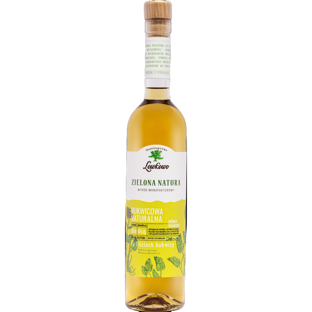 Manufaktura Lewkowo_ZielonaNatura_BUKWICOWA 500ml1 ZIELONA NATURA BUKWICA 0,5L 40%