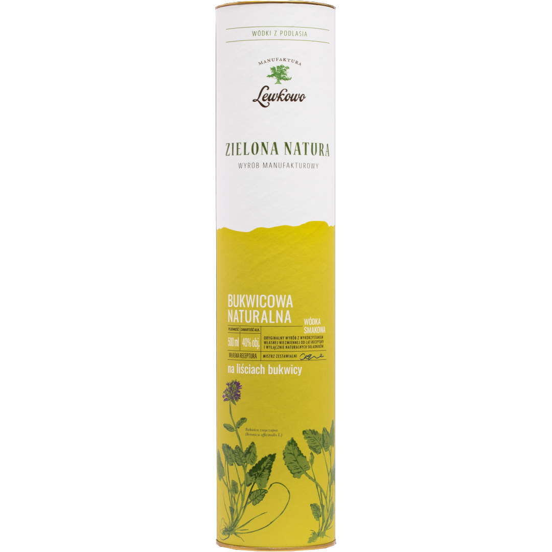 Manufaktura_Lewkowo_ZielonaNatura_BUKWICOWA w tubie ZIELONA NATURA BUKWICA 0,5L 40%