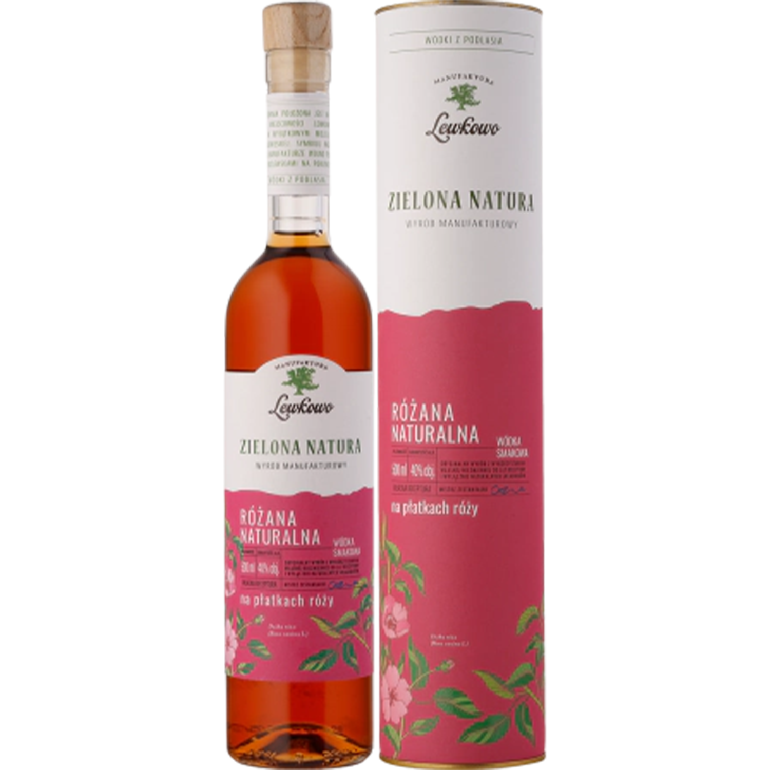 ZIELONA NATURA ROŻANA 0,5L 40%