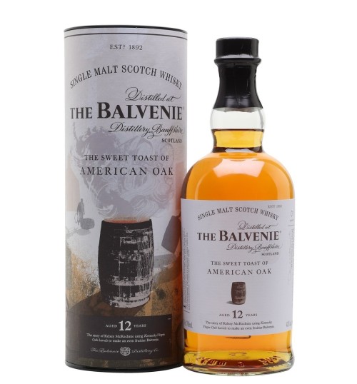 balvenie-12yo-the-sweet-toast-of-american-oak-43-07-l BALVENIE 12YO AMERICAN OAK 43% 0,7L