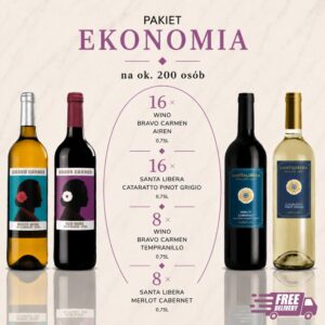 ekonomia 200 Zestaw win Klasyk I Silver do 200 osób