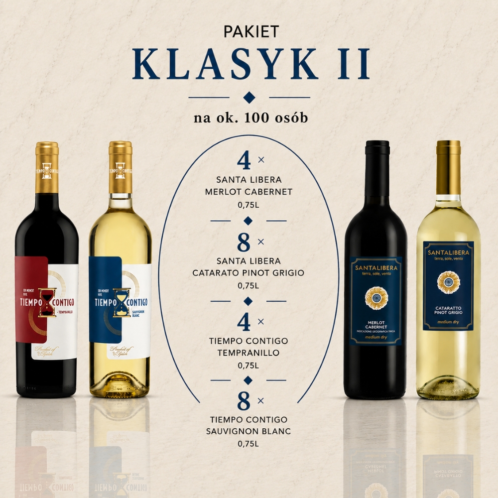 klasyk ii 100 Zestaw win Klasyk II do 100 osób