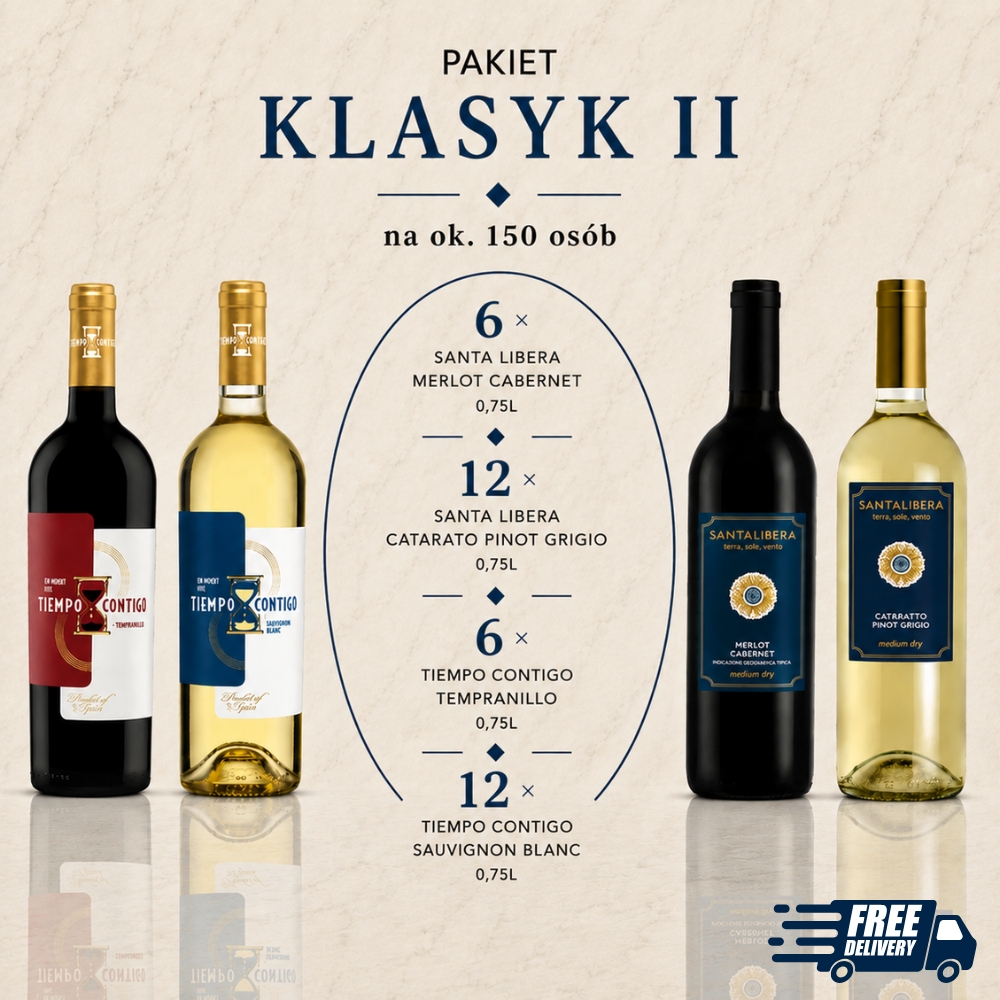 klasyk ii 150 Zestaw win Klasyk II do 150 osób