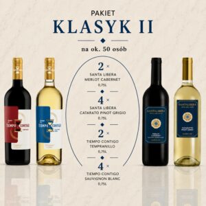 klasyk ii 50 Zestaw win Klasyk II do 50 osób