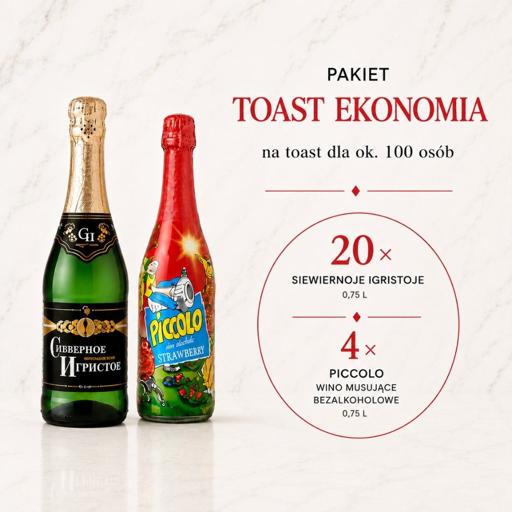 toast ekonomia ok.100 Zestaw win Toast Silver do 100 osób