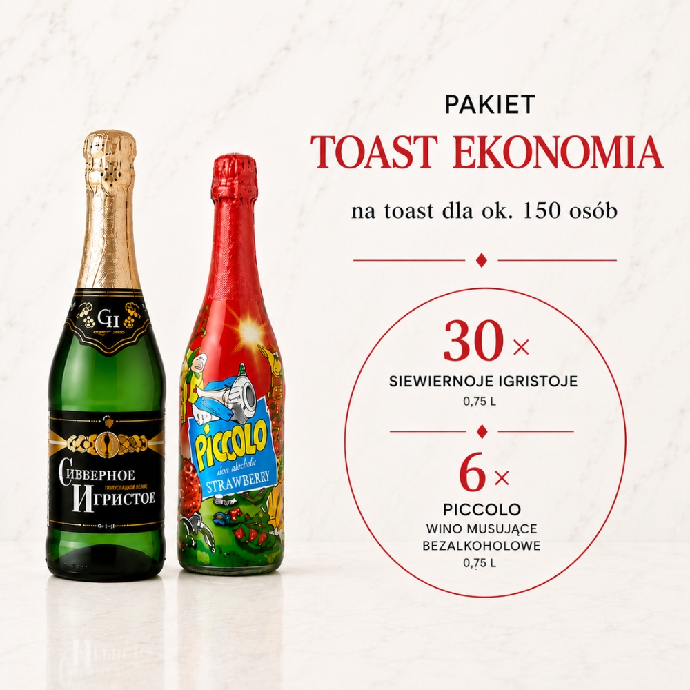 toast ekonomia ok.150 Zestaw win Toast Silver do 150 osób